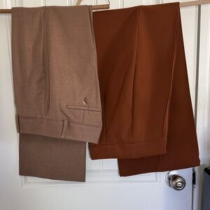 LOFT Women's Tan and Brown Pants